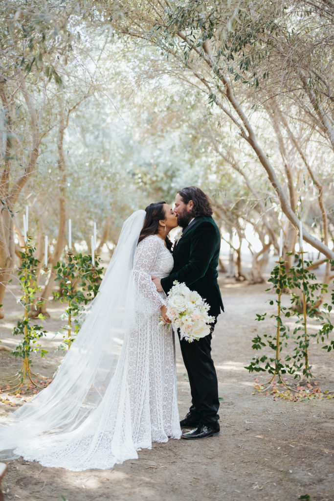 bride and groom portraits at olive view ranch