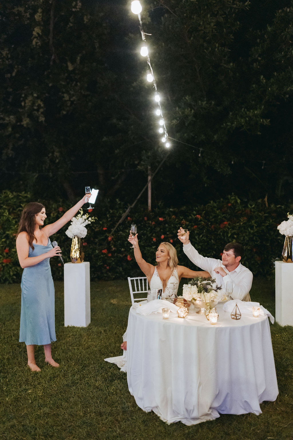wedding toast to bride and groom