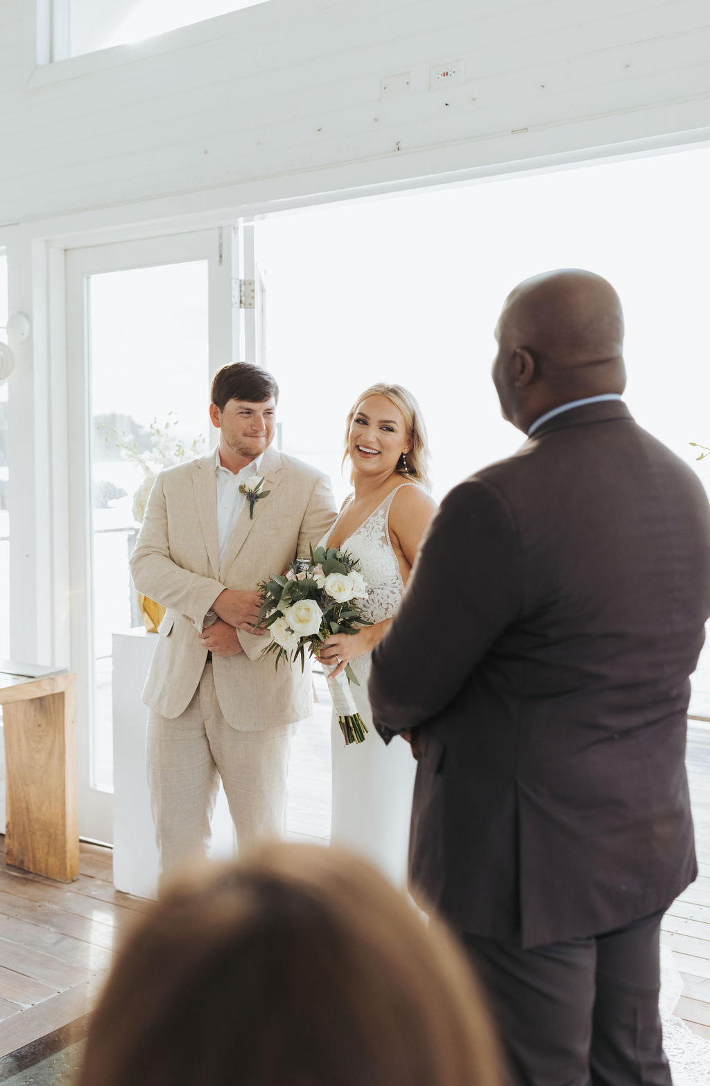 bride and groom wedding ceremony