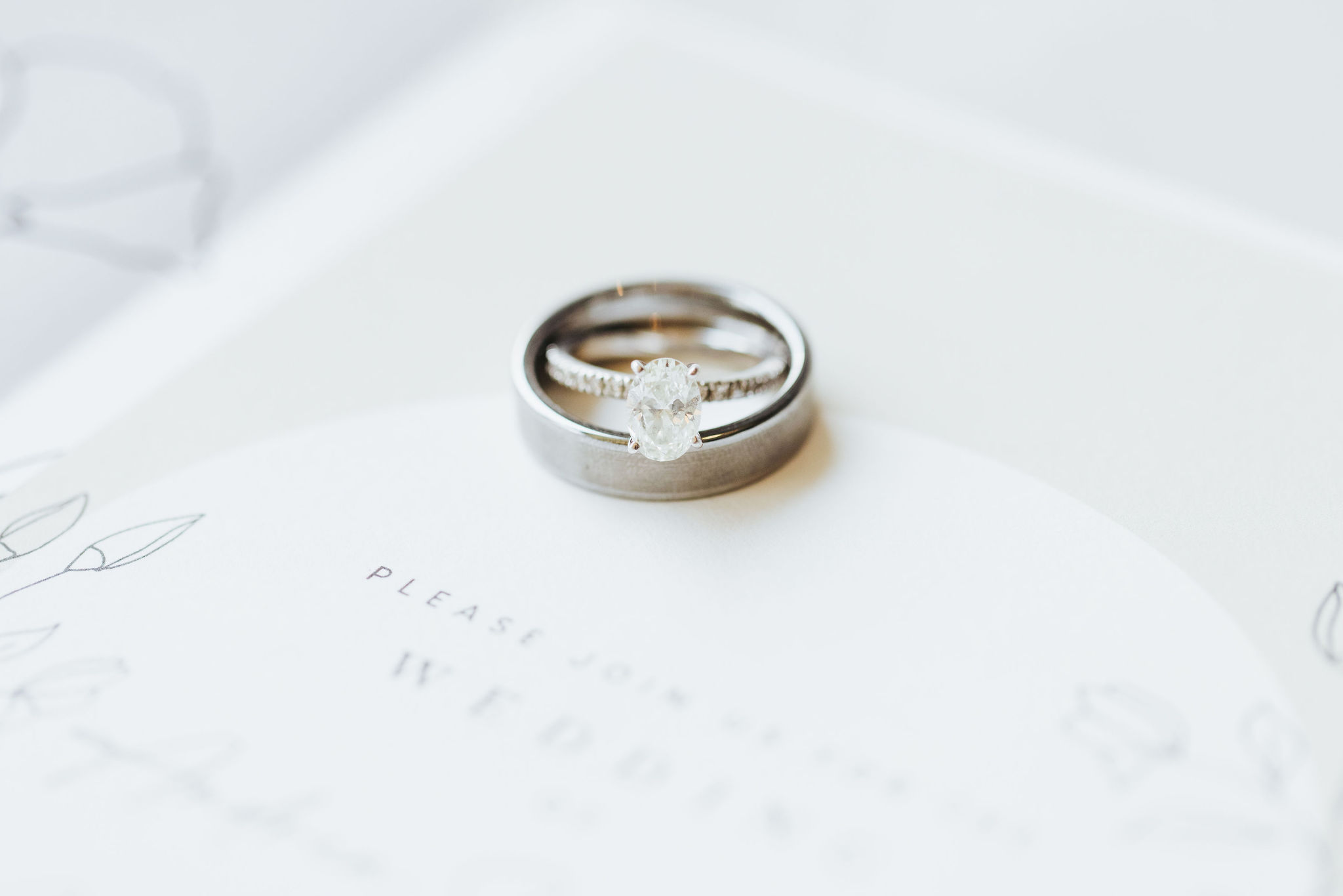 wedding invites and ring details