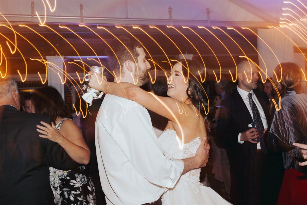 bride and groom dancing at wedding reception birmingham alabama